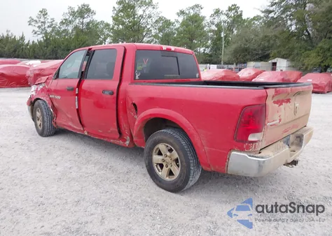 2012 Ram 1500 Slt из США, поврежденный, VIN 1C6RD6LT4CS181334